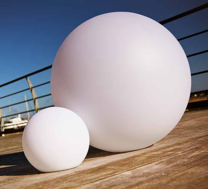 Boule Lumineuse LED Jardin 20 cm Sans Fil 49€ Salon d'été