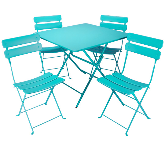 Salon de jardin metal pliant mobilier jardin fer | Maison boncolac Salon de jardin metal pliant mobilier jardin fer | Maison boncolac
