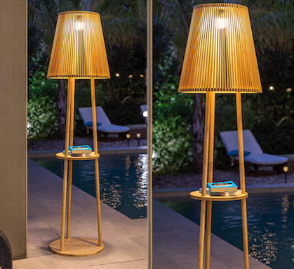Lampadaire Extérieur sans fil avec recharge solaire OKINAWA 170cm