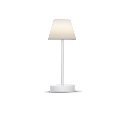 Lampe de Table sans fil LED blanc chaud Rechargeable Lola 30 Blanche