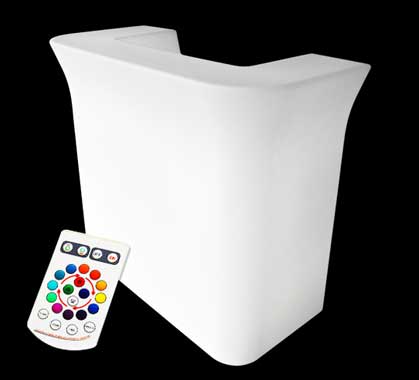 Bar Lumineux L135cm Comptoir LED Multicolore Sans fil