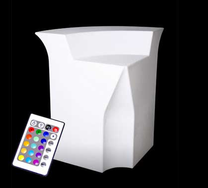 Bar Lumineux L80cm Corner Module d'angle LED Multicolore Sans Fil