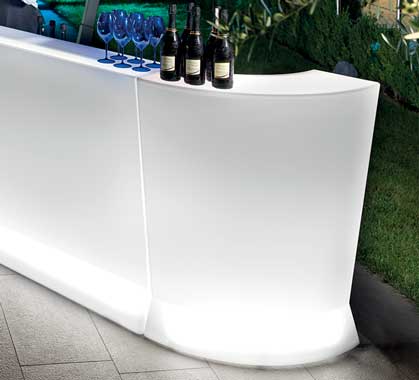 Bar Lumineux Marvy L95cm Corner Module d'angle Avec Lave Mains