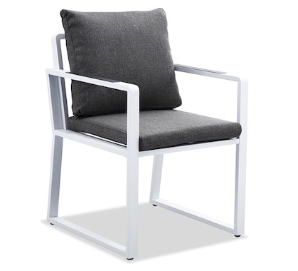 Chaise de Jardin Aluminium Exee Blanc