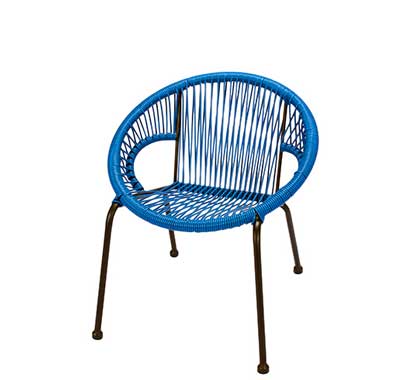 Chaise de Jardin Ipanema Enfant Fil Bleu