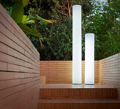 Lampadaire extérieur Colonne Lumineuse Led Sans Fil Rechargeable Fifty 160