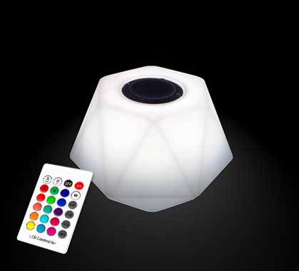 Extérieur 23 Enceinte 69 Led Lumineuse Fil Cm Bluetooth Sans Nm0nwv8O