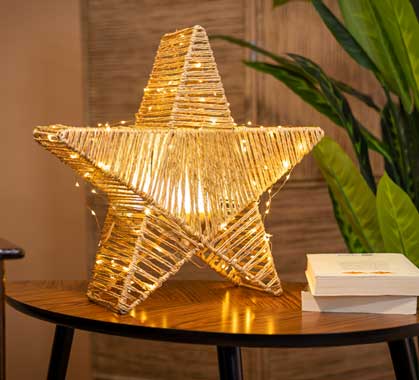 Etoile Lumineuse Décorative Led Rechargeable Sisine Star 40
