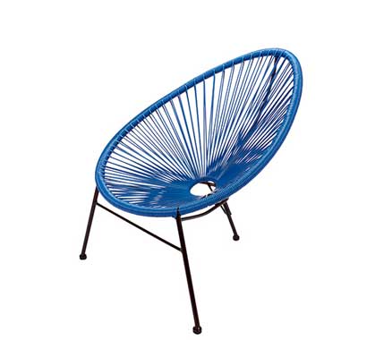 Fauteuil Acapulco Enfant Bleu