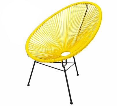 Fauteuil Acapulco Jaune