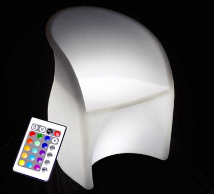 Fauteuil Lumineux LED H81cm Extérieur Sans Fil