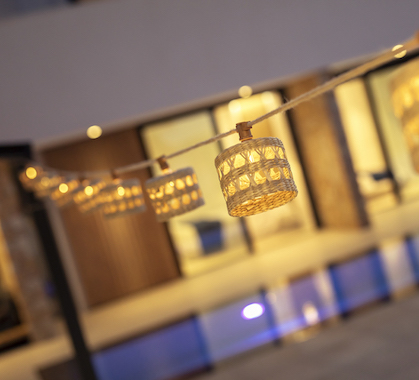 Guirlande Décorative pour Jardin Alba Solaire + Rechargeable