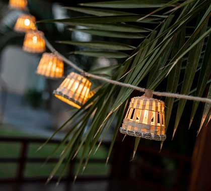 Guirlande Décorative pour Jardin Aurora Solaire + Rechargeable
