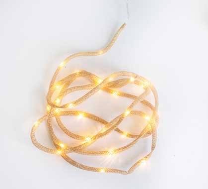 Guirlande Extérieure 440cm Led Intégrée Blanc Chaud Lia