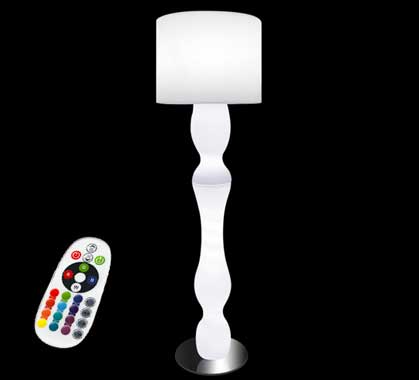 Lampadaire de Jardin LED H160 cm Sans Fil Rechargeable