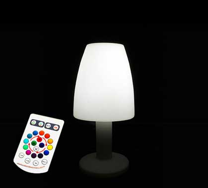 Lampadaire de Jardin H115 cm Sans Fil Rechargeable