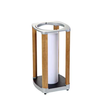 Lampe D'extérieur Solaire Aurora Gris Clair Taille M