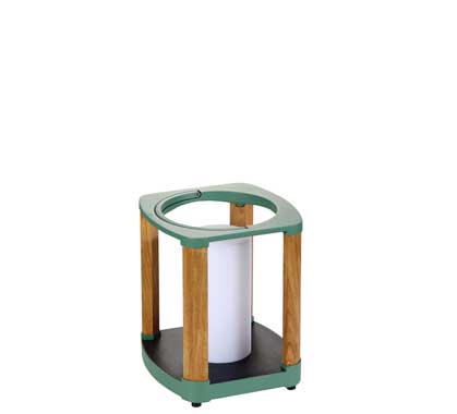 Lampe D'extérieur Solaire Aurora Vert d'eau Taille S