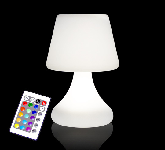 Lampe de Table sans fil LED Rechargeable H26cm - Lampe D'extérieur