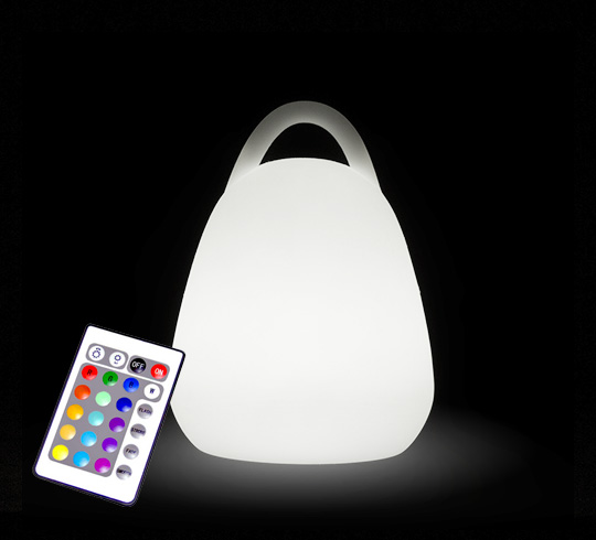 Baladeuse Lumineuse sans fil LED Rechargeable H16cm - Lampe D'extérieur