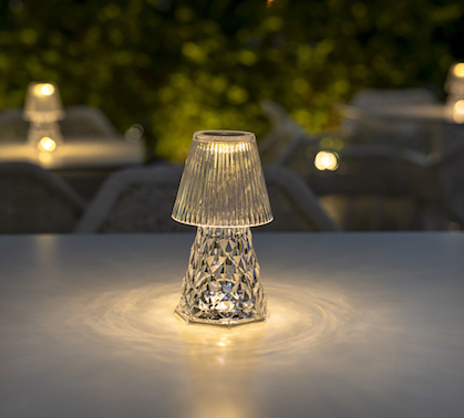 Lampe de table sans fil LED rechargeable Blanc chaud Lola Lux