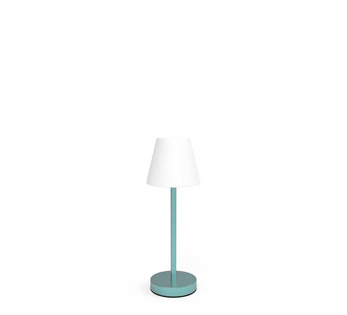 Lampe de Table sans fil LED blanc chaud Rechargeable Lola 30 Menthe