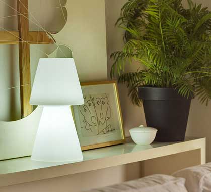 Lampe de Table sans fil LED Rechargeable Extérieur Lola H45cm