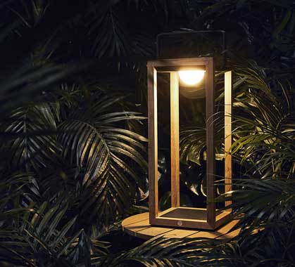 Lampe D'extérieur Solaire Suns Tom Gris Taille M