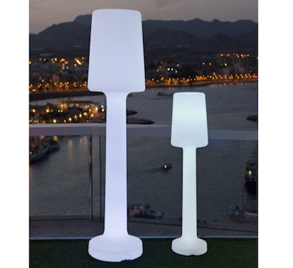 Lampadaire Extérieur sans fil LED Rechargeable Carmen H165cm