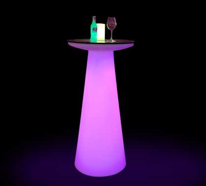 Mange Debout Lumineux Rond H118cm Extérieur Sans Fil