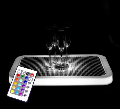 Plateau Lumineux Pour Bar 50 cm Sans Fil