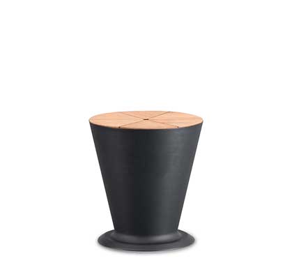 Porte bouteilles Aluminium Icoo Noir