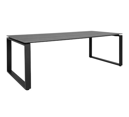 Table de Jardin Aluminium 210 cm Séville Grise Anthracite