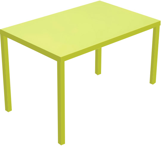 Table de Jardin 110cm Paris Lux Vert Anis 109€ | Salon d\'été Table de Jardin 110cm Paris Lux Vert Anis 109€ | Salon d\'été