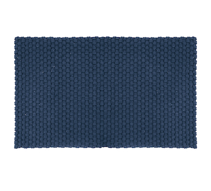 Tapis d'extérieur Haut de Gamme Uni 130x72cm Bleu marine
