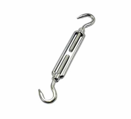 Tendeur Voile D'ombrage M6 Inox Double Crochet