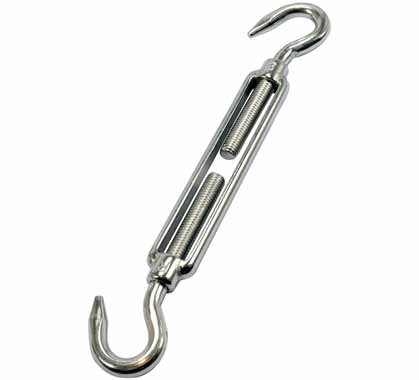 Tendeur Voile D'ombrage M8 Inox Double Crochet