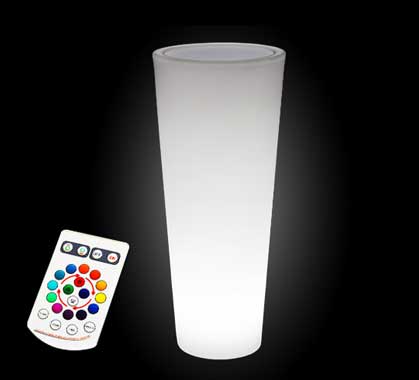 Vase Lumineux LED H90cm Sans Fil