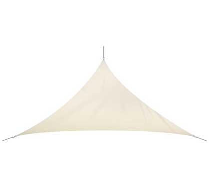 Voile D'ombrage Triangulaire 4,2x4,2x6 m Beige 180g/m2