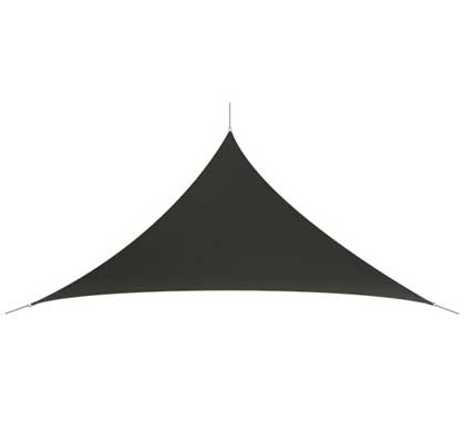 Voile D'ombrage Triangulaire 3,6x3,6x5,1 m Gris 180g/m2